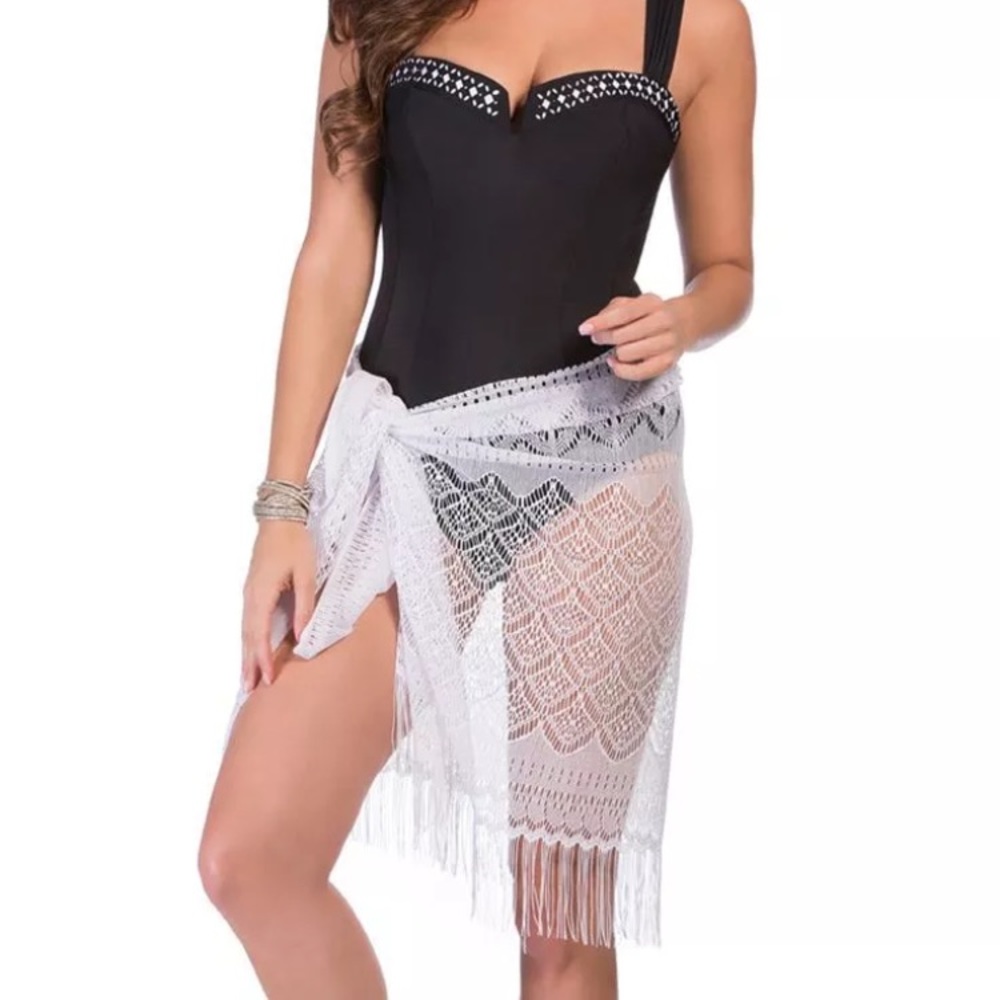 Miraclesuit white sarong